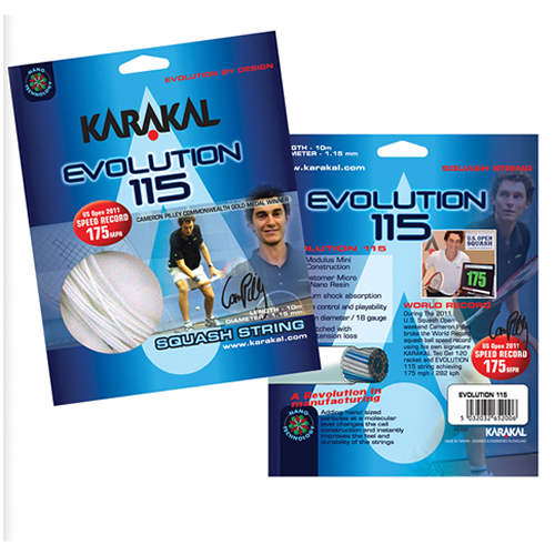 Karakal Evolution 115 Squash Χορδές 10M Σετ