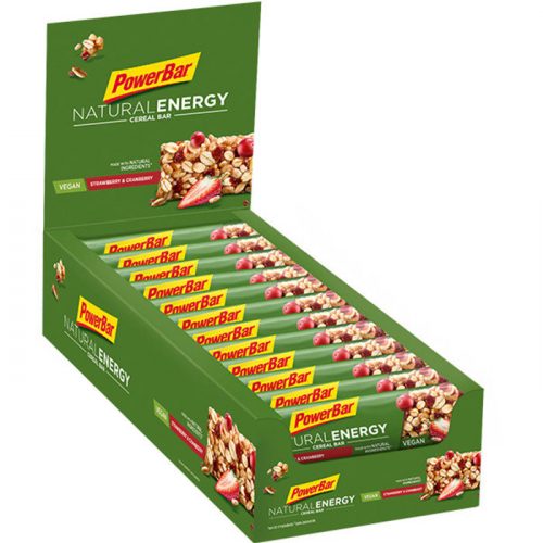PowerBar Natural Energy Cereal Secondary Packshot Strawberry Cranberry 40g 700x700px RGB