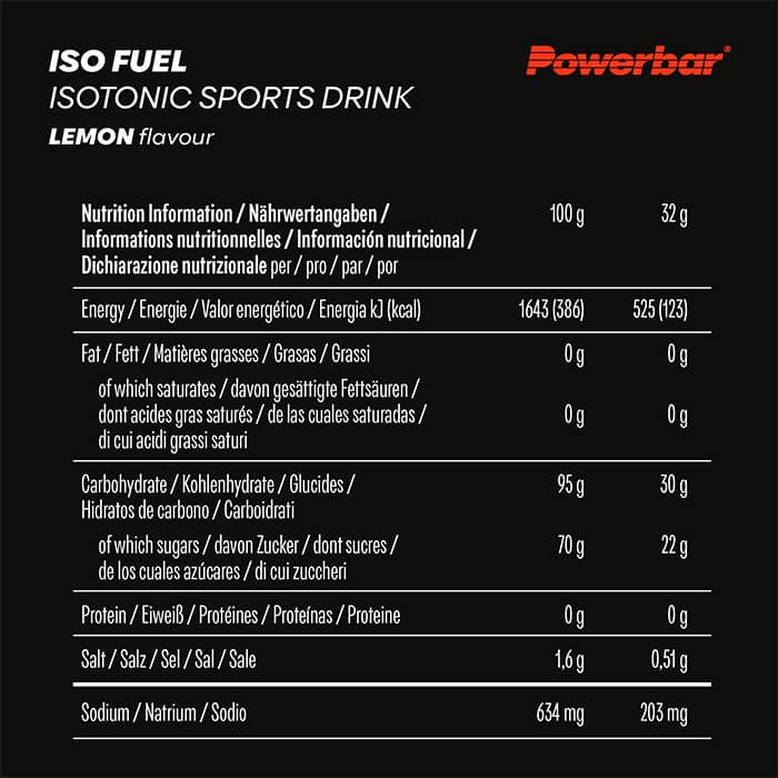 ISO FUEL ISOTONIC 608 GR ΛΕΜΟΝΙ POWERBAR 2